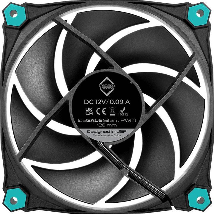 Image du produit Iceberg Thermal IceGALE Silent PWM-120mm (120 mm, 3 x)