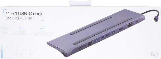 Produktbild T'nB TNT Dock 11-in-1 Type-C (USB-C, 11 Ports)
