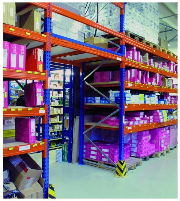Immagine prodotto Elemento base scaffale per pallet profondità 1100 mm