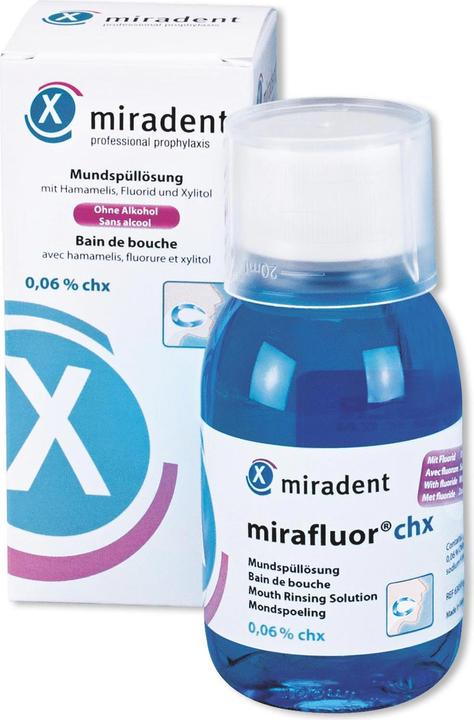 Actual product image Miradent Mirafluor CHX (500 ml, Mouthwash)