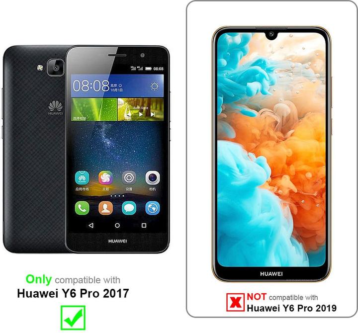Produktbild Cadorabo Flower Book Hülle (Huawei Y6 Pro (2017))