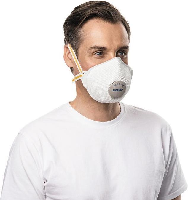Image du produit Moldex Masque de protection respiratoire Air Plus ProValve 340801 EN 149:2001 + A1:2009 FFP3 R D valve e... (FFP3, 5 x)