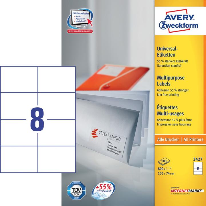 Produktbild Avery Universal-Etiketten