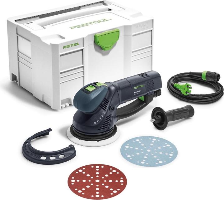 Immagine prodotto Festool RO 150 FEQ-Plus ROTEX Levigatrice orbitale rotativa 720 W in valigetta SYSTAINER ( 575069 ) (Levigatrici rotorbitali, 720 W)