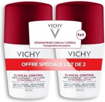 Produktbild Vichy 2er-Set Deodorants Clinical Control 96h - 2 x 50 ml (Roll-on, 100 ml)