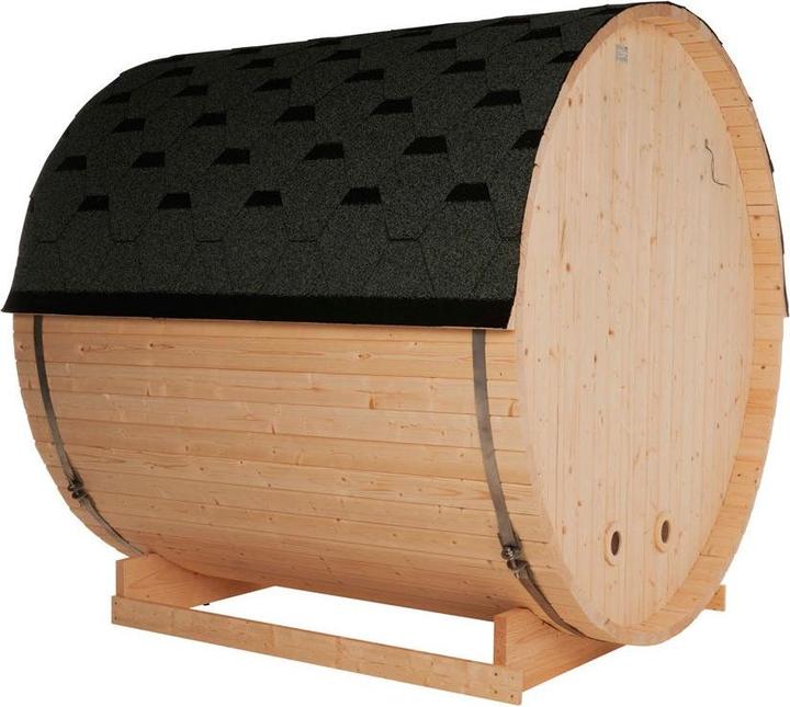 Image du produit Home Deluxe Sauna extérieur AQUILA L- 195 x 180 cm pour 4 personnes - Sauna avec poêle de 6kW