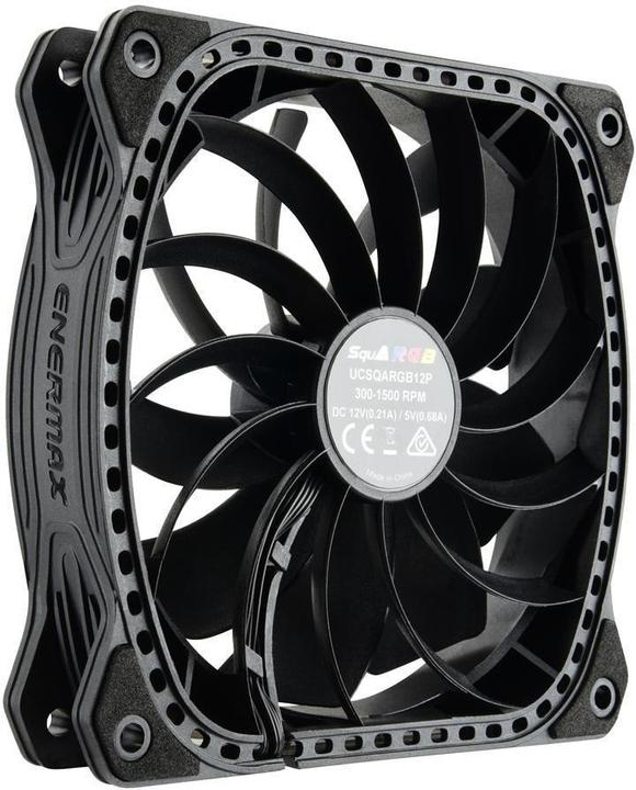 Produktbild Enermax Gehäuselüfter SquARGB 3er Pack (120 mm, 3 x)