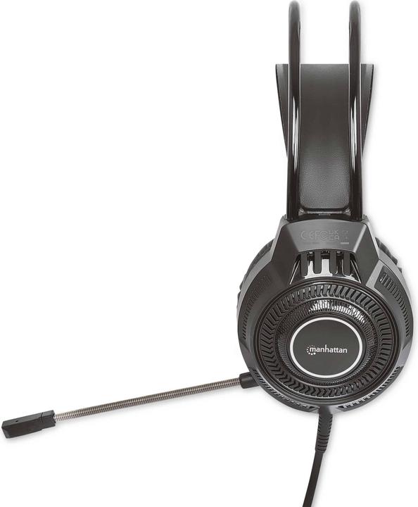 Produktbild Manhattan RGB LED Over-Ear USB Gaming-Headset (Kabelgebunden)