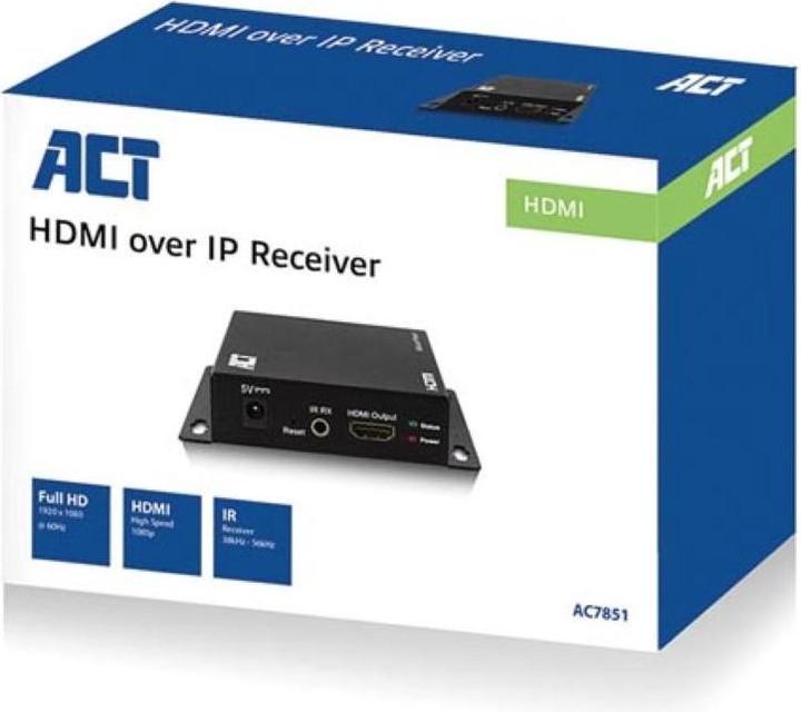 Immagine prodotto Ricevitore AV con amplificatore di potenza audio/video AC7851