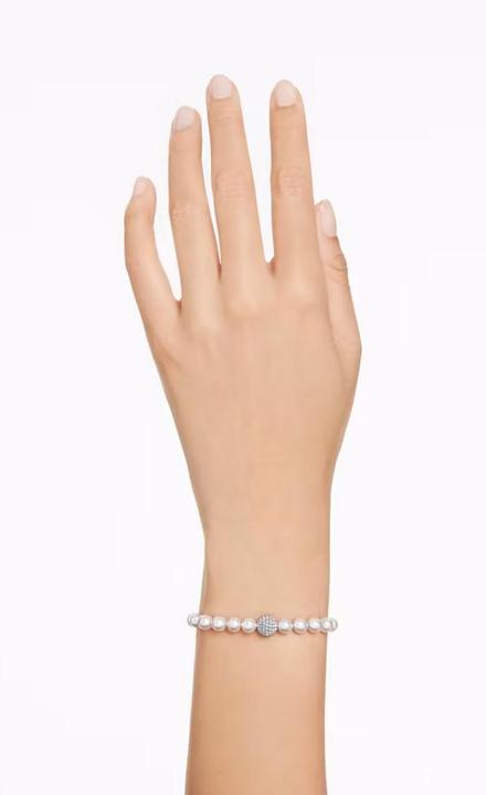 Produktbild Swarovski Remix Armband Collection Strand Weiss (21.50 cm, Swarovski Metall)