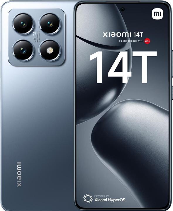Productafbeelding Xiaomi 14T 12 GB/256 GB Titan Blauw (256 GB, Titaanblauw, 6.67", Dubbele SIM, 50 Mpx, 5G)