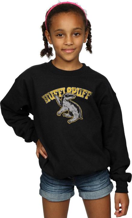 Actual product image Girls Hufflepuff Sweatshirt (152, 158)