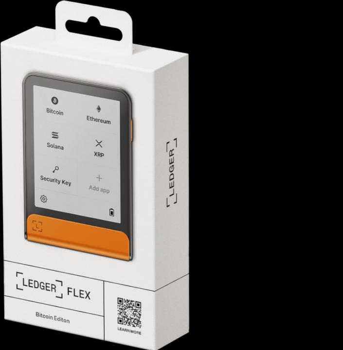 Actual product image Ledger Flex (Others, Ripple, Bitcoin, Litecoin, Cardano, TRON, Bitcoin cash, Ethereum Classic, Dogecoin)