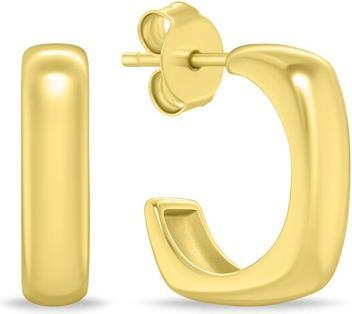 Produktbild Brilio Silver - Square gold plated earrings EA1152Y