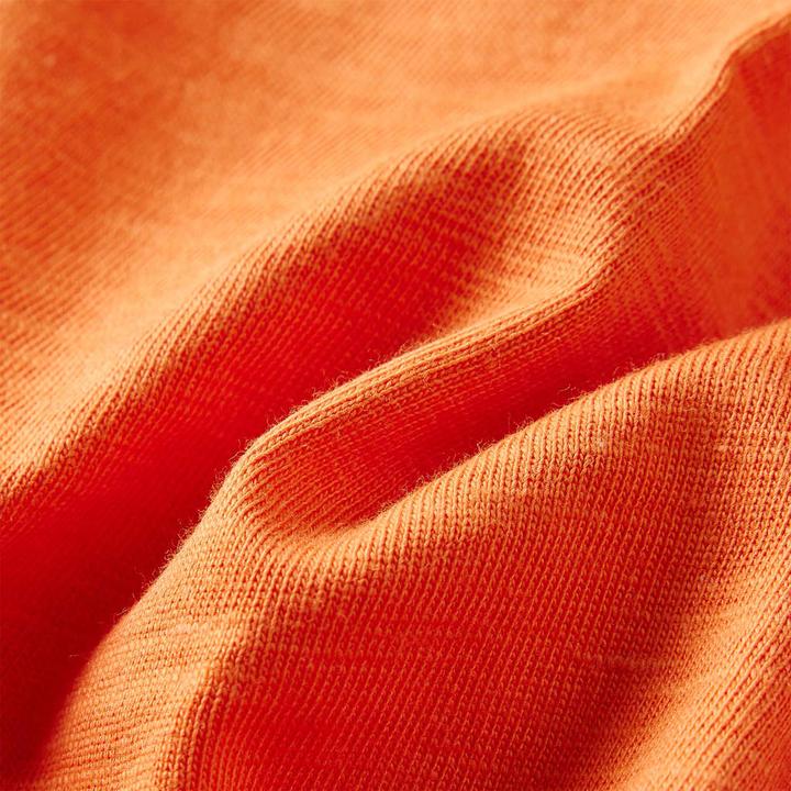 Image du produit VidaXL T-shirt manches longues enfant orange foncé 104,Matière : 100 (104)
