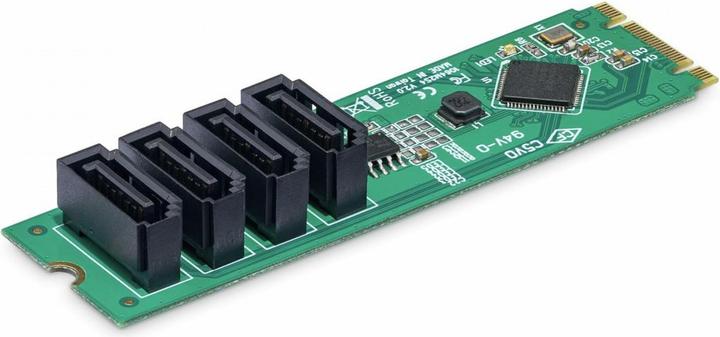 Immagine prodotto StarTech Scheda adattatore 4 porte da M.2 a SATA