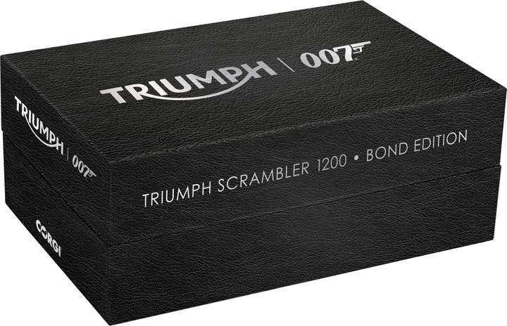 Actual product image Corgi Triumph Scrambler 1200 (Bond Edition)