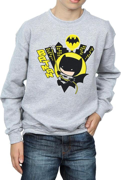 Produktbild Chibi Batman Swinging Sweatshirt Jungen (152, 158)