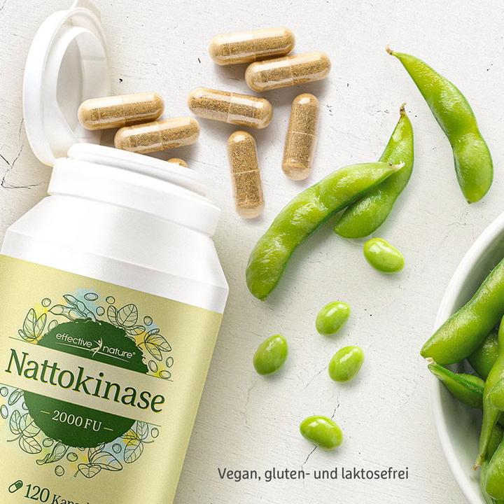 Image du produit Effective Nature Nattokinase 2000 FU (120 pièce(s), Capsules, 120 g)