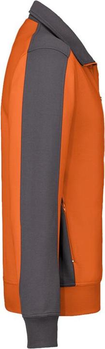 Actual product image Hakro Sweat Jacket Contrast Perf orange/anthracite Gr.XXL (XXL)