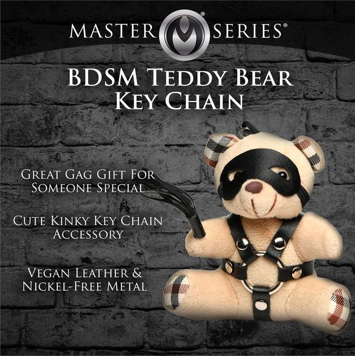 Produktbild Master Series Geknebelter Teddybär Schlüsselanhänger