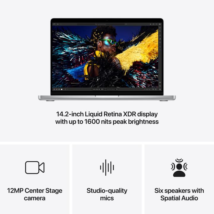 Actual product image Apple MacBook Pro 14 - 2024 (14.20", M4 Max, 64 GB, 1000 GB, CH)
