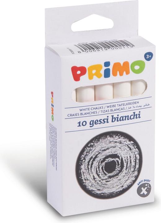 Primo Chalks dust free (White, 10 x)