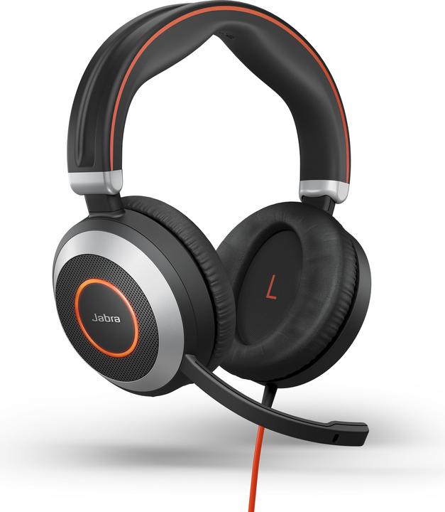 Actual product image Jabra Evolve 80 (Cable, USB-A)