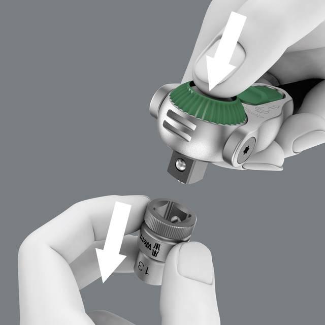 Actual product image Wera 8100 SA 6 Zyklop Speed Ratchet Set (12 mm, 10 mm, 11 mm, 13 mm)