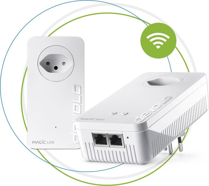 Produktbild Devolo Magic 2 WiFi Starter Kit 2-1-2 (2400 Mbit/s)