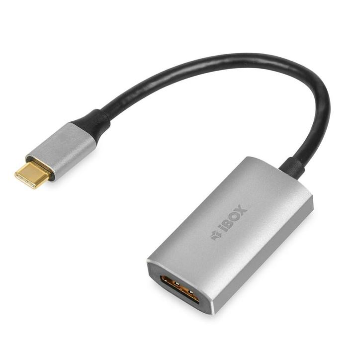 iBox Adapter USB-C HDMI IACF4K (USB Typ-C, 15 cm)