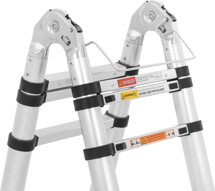 Produktbild MSW Klappbare Alu-Teleskopleiter (Teleskopleiter, 84 cm)
