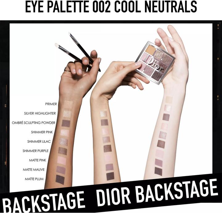 Actual product image Dior Backstage Cool Neutrals (002 Amber Cool)