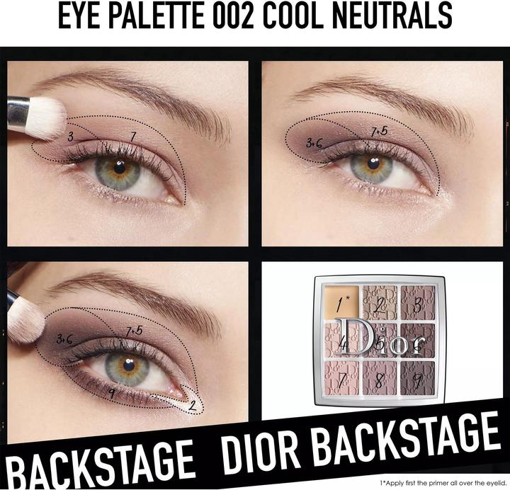 Actual product image Dior Backstage Cool Neutrals (002 Amber Cool)