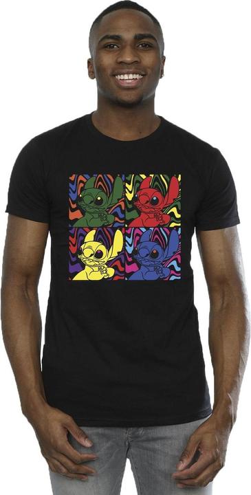 Actual product image Disney Mens Lilo & Stitch Pop Art T-Shirt (XXL)