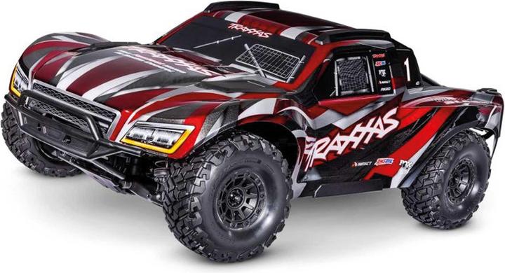Actual product image Traxxas Maxx-Slash 6s 4x4 Red 1/8 Short-Course-Truck Rtr Brushless, Without Battery And Charger (RTR Ready-to-Run)