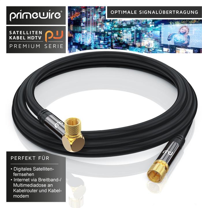 Actual product image Primewire SAT Kabel HDTV - Premium SAT Koaxialkabel (135 dB, Satellite cable)