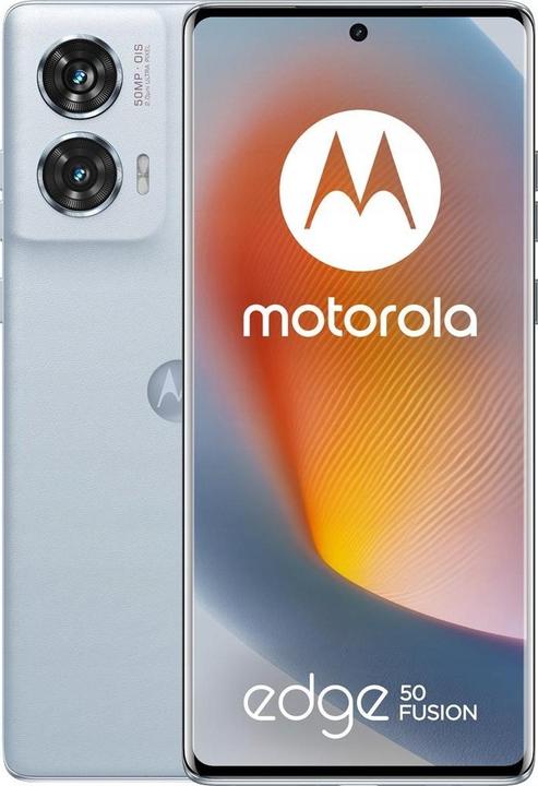 Actual product image Motorola Edge 50 Fusion 12/512GB Błękitny (512 GB, Marshmallow Blue, 6.70", SIM + eSIM, 50 Mpx, 5G)