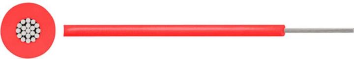 Produktbild RND Electronics Litze, SIAF, flexibel Silikon 1.5mm² Verzinntes Kupfer Rot H05S-K 100m (100 m)