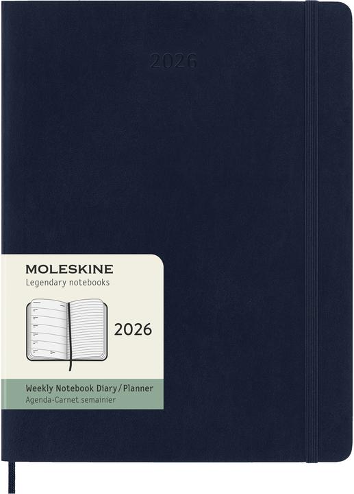 Image du produit Moleskine WONK 2026 XL SC Saphir (19 x 25 cm, Anglais)