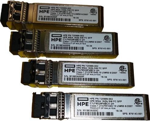 Actual product image HPE SFP+ transceiver