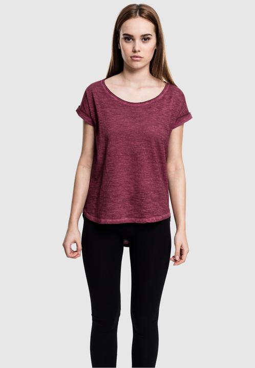 Immagine prodotto Urban Classics Tee lungo da donna a forma di schienale con tintura spray (XS)