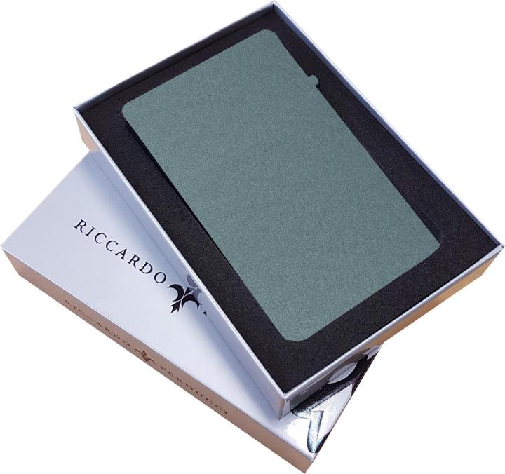 Immagine prodotto Riccardo Ferducci Porta carte di credito, portafoglio, portafoglio sottile, RFID, mini portafoglio