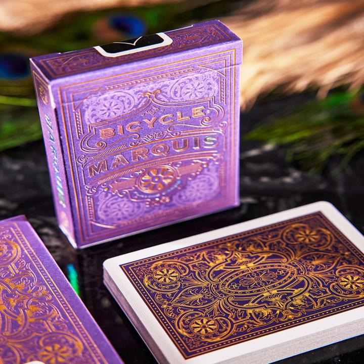 Actual product image Bicycle Marquis cards (English)