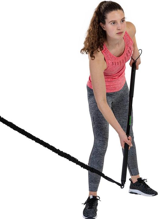 Produktbild Tunturi Widerstandstrainer mit Stab Fitnessstab (1 m, Stark)