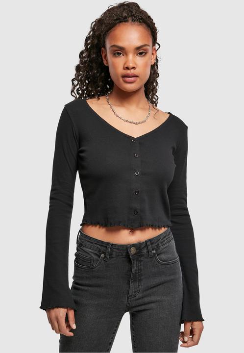 Produktbild Urban Classics Ladies Cropped Rib Cardigan - 14113 (S)