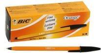 Image du produit Bic Stylo à bille orange, couleur du trait : noir (Orange, 1 x)