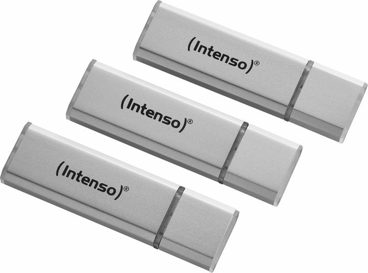 Actual product image Intenso 3521473 USB flash drive 16 GB USB type-A 2.0 silver (16 GB, USB 2.0)