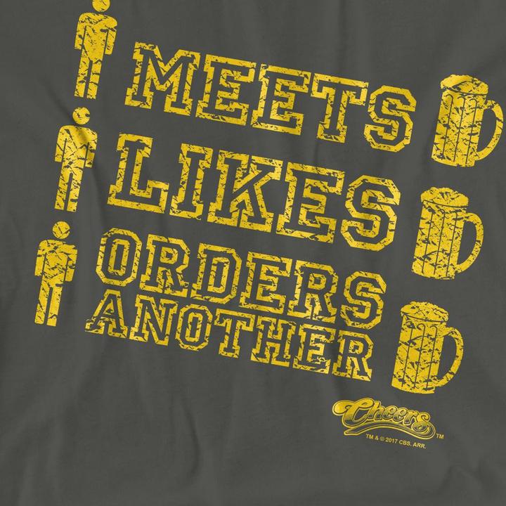Image du produit Cheers - T-shirt MAN MEETS BEER - Adulte (S)