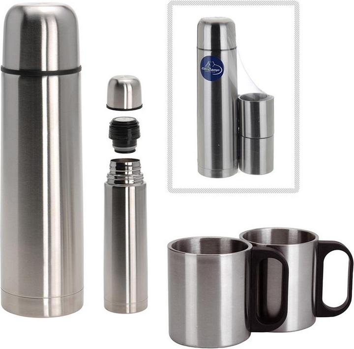 Actual product image Redcliffs Thermos bottle incl. 2 drinking cups (1 l)
